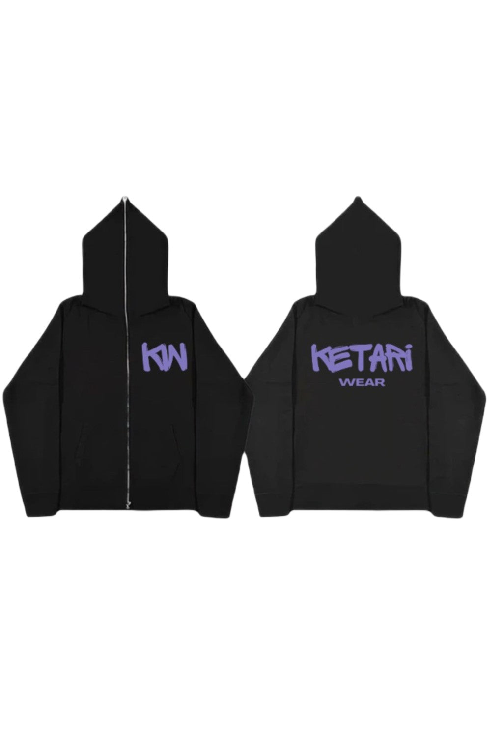 CLASSIC KW LOGO FULL ZIP HOODIE