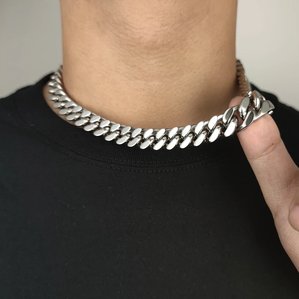 CURB CHAIN - SILVER
