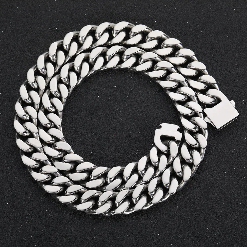 CURB CHAIN - SILVER