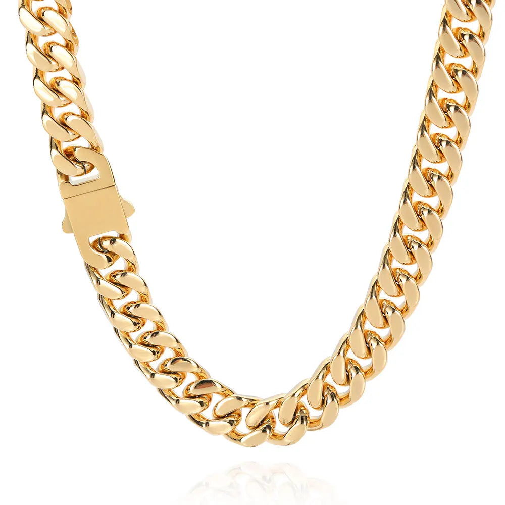 CURB CHAIN - GOLD