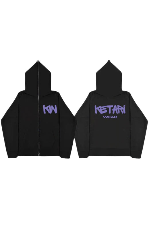 CLASSIC KW  LOGO FULL ZIP HOODIE