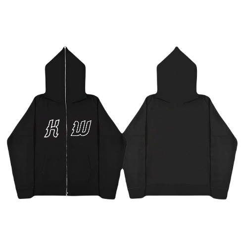 K W FULL ZIP HOODIE