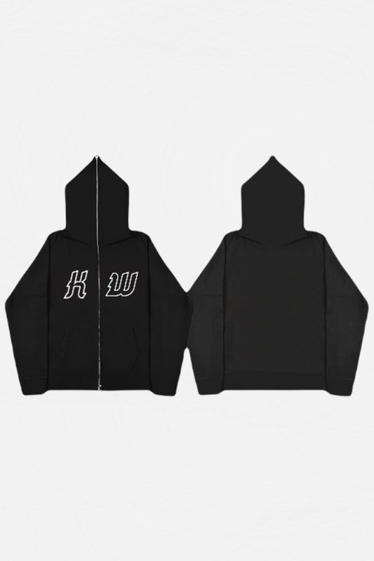 K W FULL ZIP HOODIE