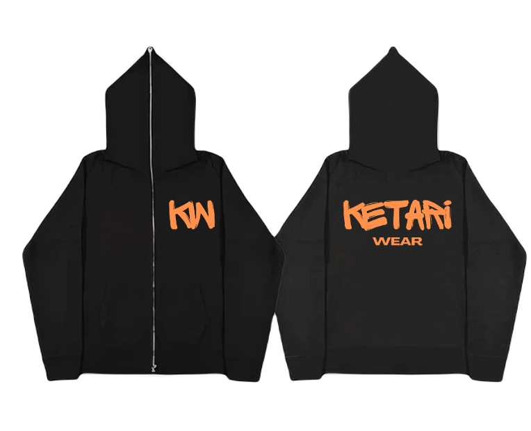 CLASSIC KW  LOGO FULL ZIP HOODIE