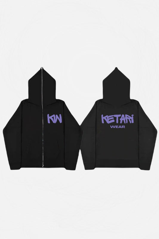 CLASSIC KW  LOGO FULL ZIP HOODIE