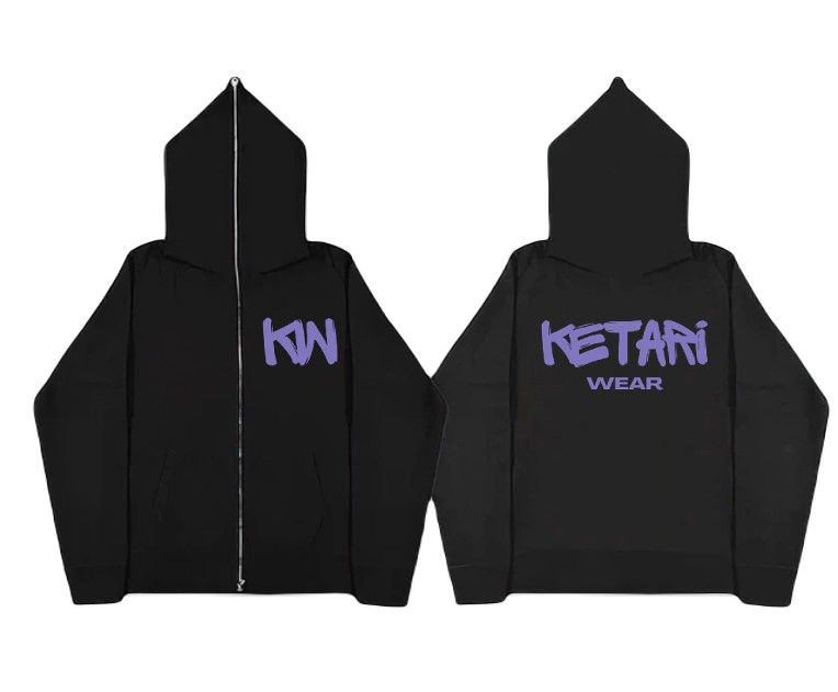 CLASSIC KW  LOGO FULL ZIP HOODIE