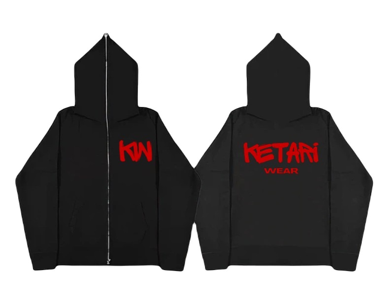 CLASSIC KW  LOGO FULL ZIP HOODIE